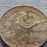 Монета 1 динар 1997г. Тунис много красива за КОЛЕКЦИЯ 41185, снимка 3 - Нумизматика и бонистика - 42803562