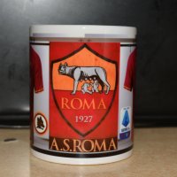 Уникална Фен Чаша На Рома С Ваше Име И Номер! As Roma 2020, снимка 2 - Фен артикули - 9086384