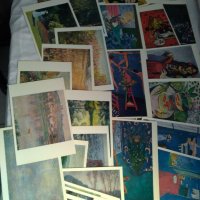Диплянки с картички по голям формат от различни световни галерии на Световни майстори на изобразител, снимка 12 - Колекции - 37503153