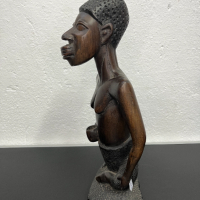 Африканска дървена фигура на жена. №5118, снимка 8 - Колекции - 44510048