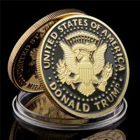 Монета Доналд Тръмп, снимка 4 - Нумизматика и бонистика - 39343065