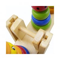 3575 Дървена играчка за сортиране и баланс, снимка 8 - Образователни игри - 37773145
