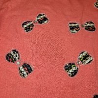 Блуза Lucy в цвят корал, снимка 5 - Блузи с дълъг ръкав и пуловери - 42859455