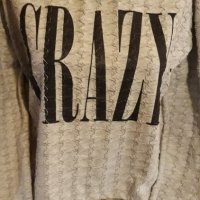 CRAZY Спортна Блуза/памук, снимка 3 - Блузи с дълъг ръкав и пуловери - 34207054