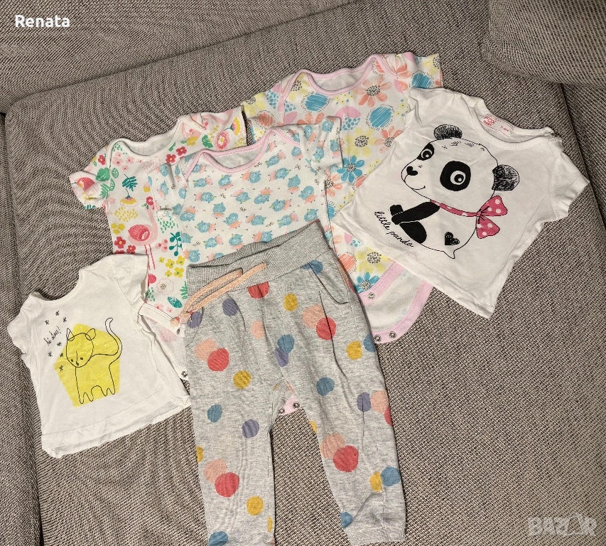 Лот детски дрешки 3-6 месеца, снимка 1