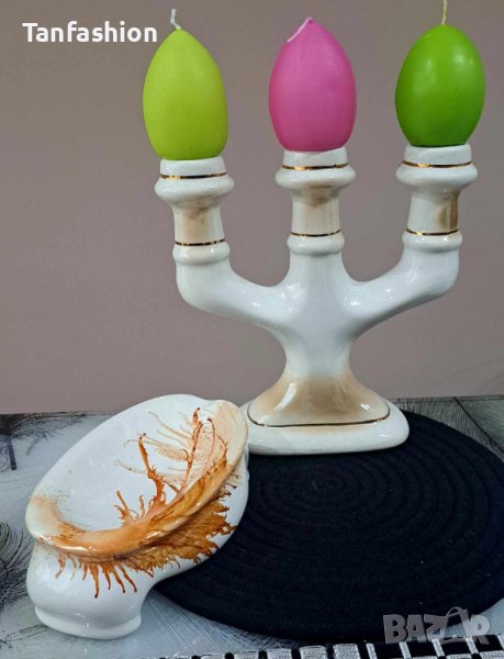 свещник и пепелник, снимка 1