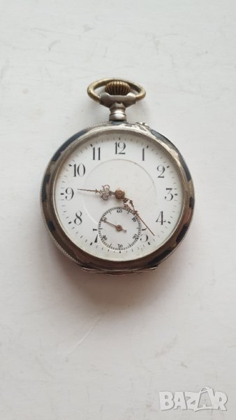 Сребърен джобен часовник Avance Retard, снимка 1