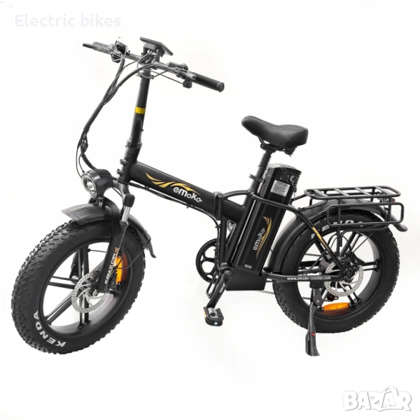 Сгъваем електрически велосипед Emoko C94 –1000W, 48V 35Ah, 20” Fatbike, снимка 1