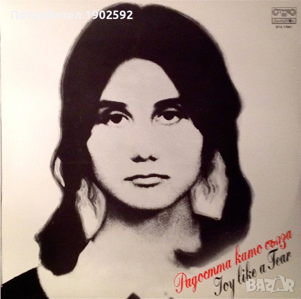 Радостта като сълза ВТА 11941 Петя Дубарова, снимка 1