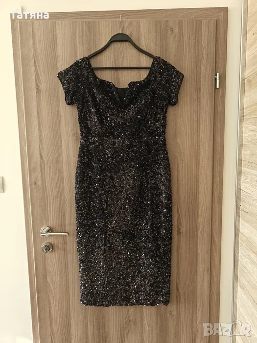 Черна официална рокля, снимка 1