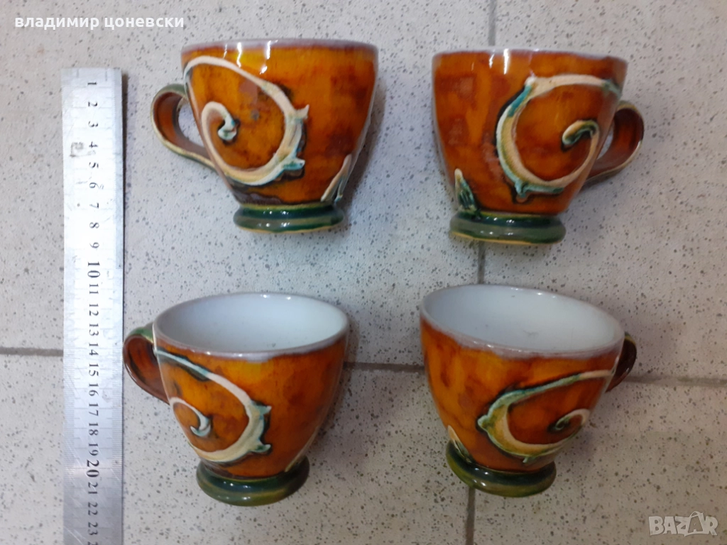 Ръчно изработени керамични чаши,чаша, снимка 1