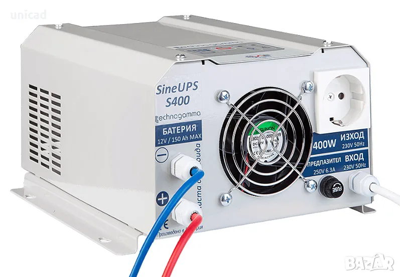 Резервно захранване SineUPS s400(400W) за газови котли, снимка 1