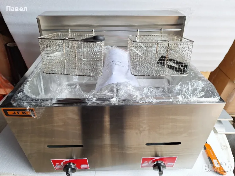 Газови фритюрници -5,5л. единичен и двоен, снимка 1