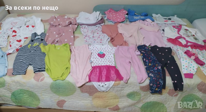 Лот за бебе момиче 0-3 месеца , снимка 1