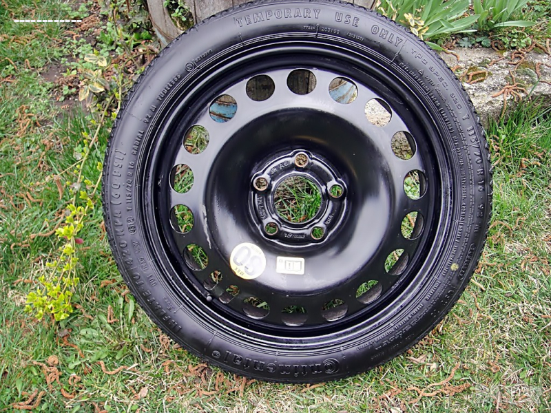 Резервна гума патерица 16 5x110 за Опел, снимка 1