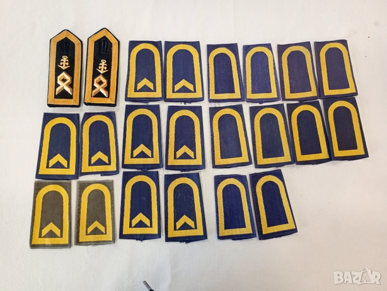 Стари немски пагони на морски пехотинец на Бундесвера, снимка 1