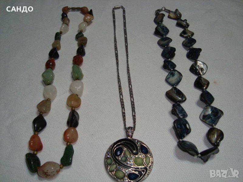 Дизайнерски цветни висящи колиета - САЩ, снимка 1