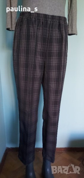 Кариран панталон "Brandtex" B-woman / голям размер , снимка 1