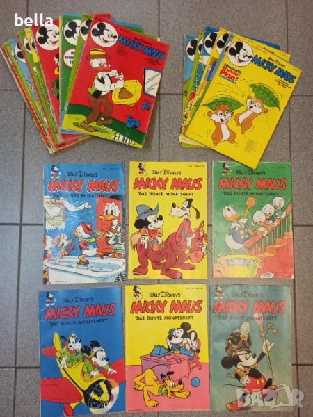 Колекционерски редки списания комикси Мики Маус общо са 116 броя 1951 год и др., снимка 1