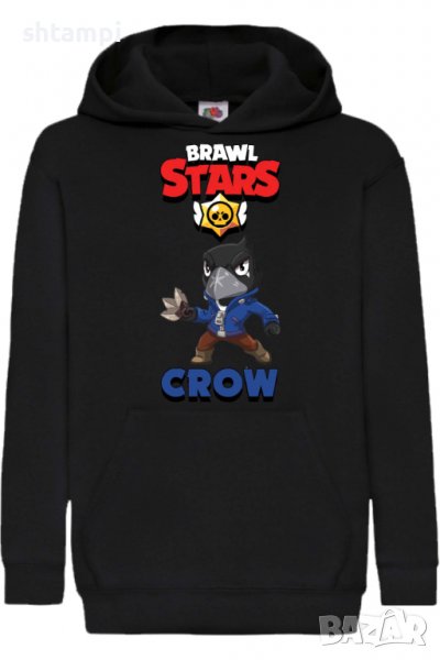 Детски Суитчър/Суитшърт Crow 1,,Brawl Stars,Игра,Подарък,Изненада,Забавление,Рожден Ден, снимка 1