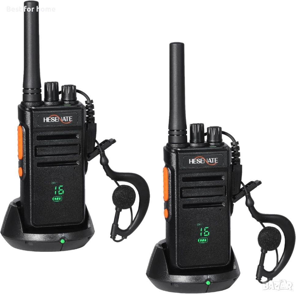 HESENATE HT66 PLUS радиостанции с дисплей ,радио, 16 канала, снимка 1