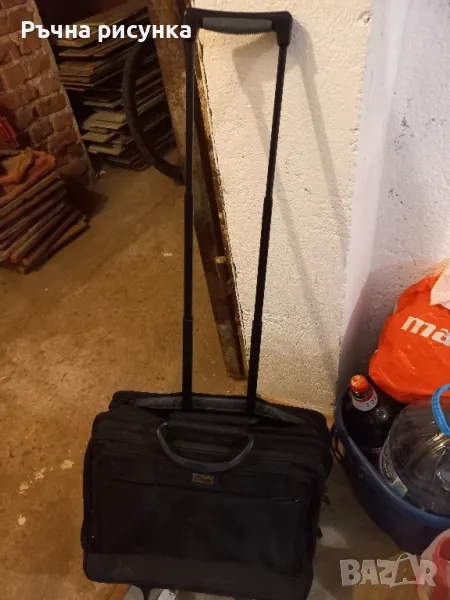 Чанта за документи с дълга дръжка ,колелца, снимка 1