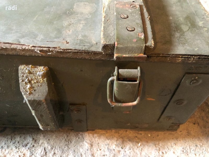 Стар военен сандьк, снимка 1