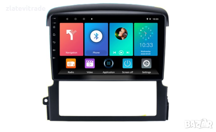 KIA SORENTO 2006-2009 I GEN (FACELIFT) - 9'' АНДРОИД НАВИГАЦИЯ, 9393, снимка 1