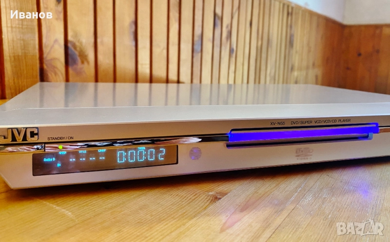 ТОП ЦЕНА - 40лв. JVC XV-N55 DVD PLAYER, снимка 1