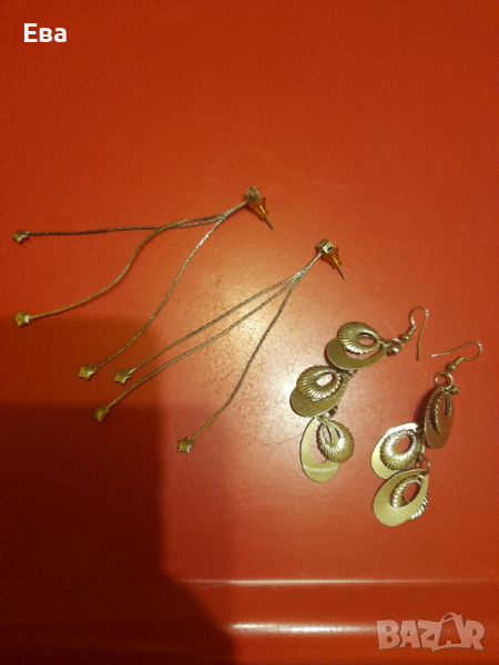 Сребристи обеци - 2 комплекта!, снимка 1