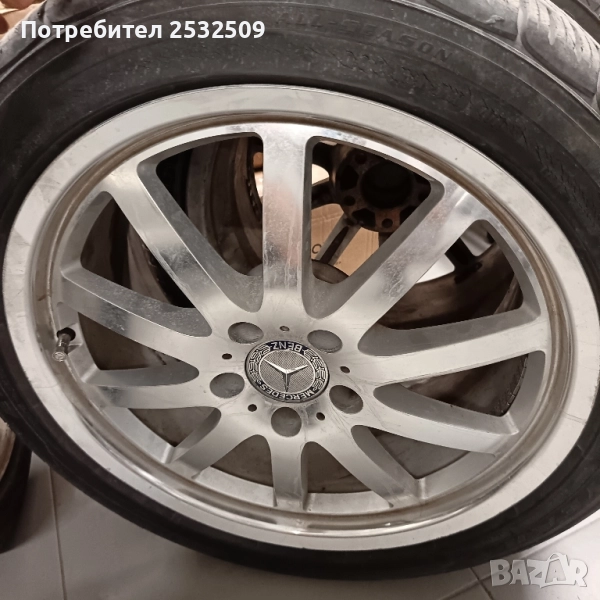 Goodyear eagle f1 asymmetric + джанти 18 За Mercedes Sl500 sl55 AMG, снимка 1