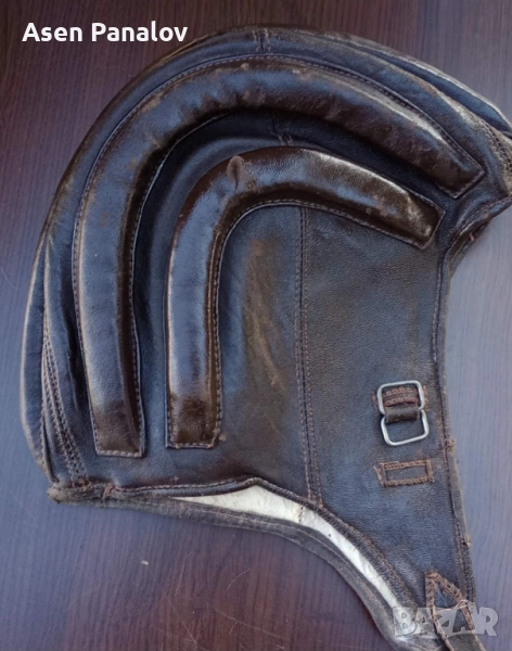 Ретро кожена каска за мотор 2 бр, снимка 1