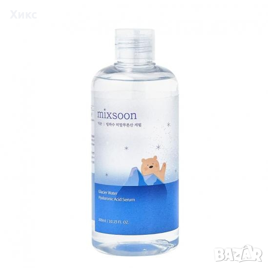 Хидратиращ серум-тоник MIXSOON Glacier Water Hyaluronic, корейска Acid Serum, 300мл, снимка 1