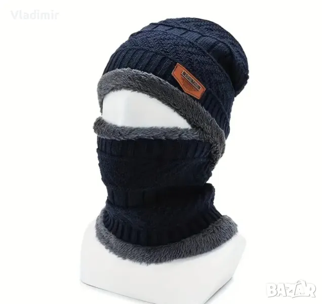 Комплект шапка с яка, снимка 1