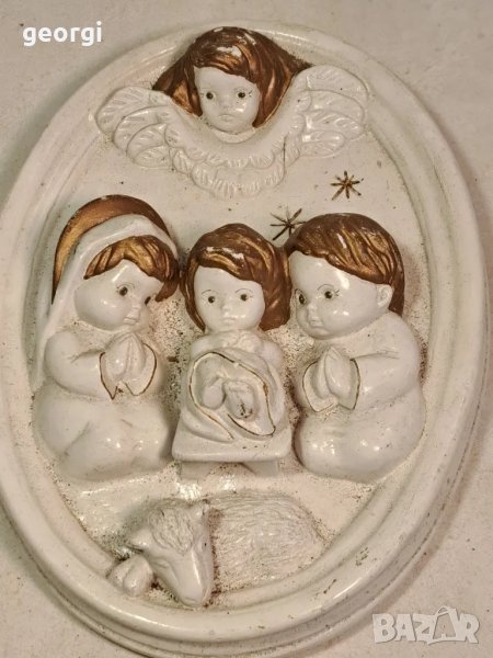 гипсови пано за стена с ангелчета 19/5, снимка 1