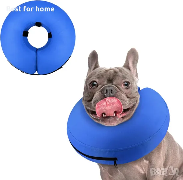 Надуваема яка за кучета размер М  Supet - за възстановяване след операция, снимка 1