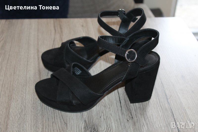 сандали на ток 38номер, снимка 1