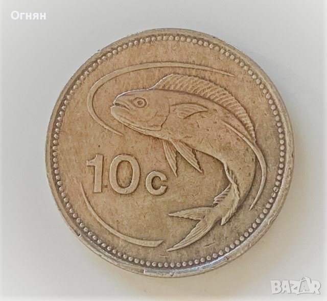 10 цента 1986 Малта , снимка 1