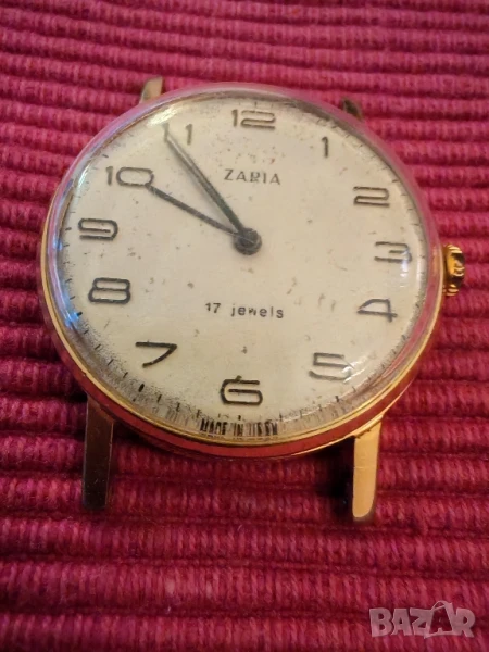 Винтидж мъжки, механичен часовник ЗАРЯ, СССР. , снимка 1