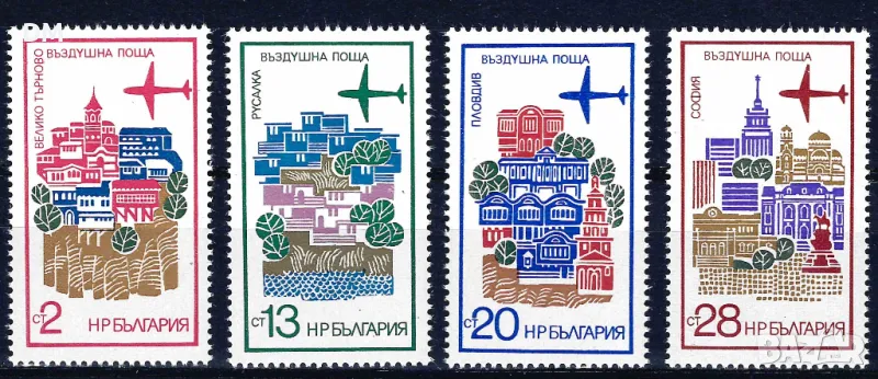 България 1973 - изгледи MNH, снимка 1