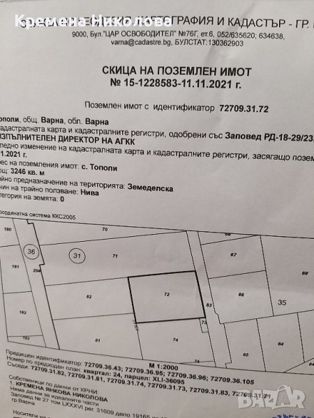 Продавам парцел, снимка 1