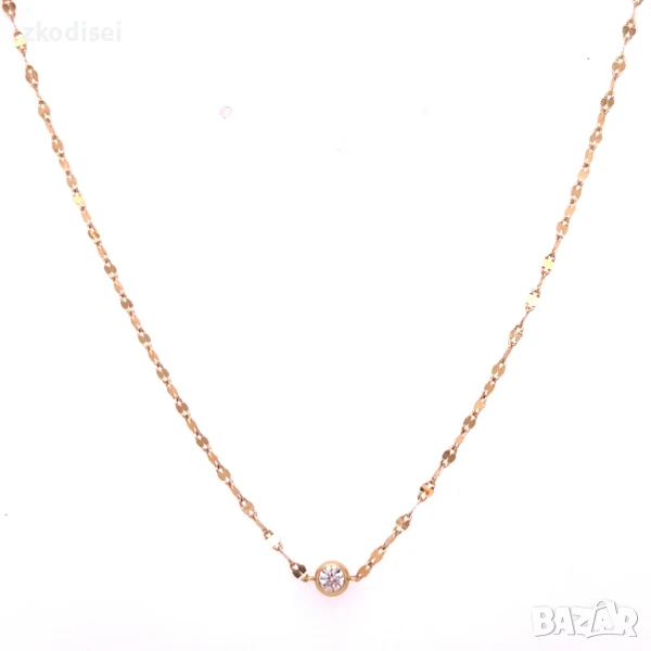 Златно колие 1,25гр. 46,0см. 14кр. проба:585 модел:33300-1, снимка 1