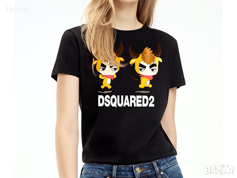Тениски DSQUARED Принт Модели и размери, снимка 1