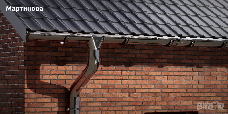 метални улуци - двойно боядисани, снимка 1