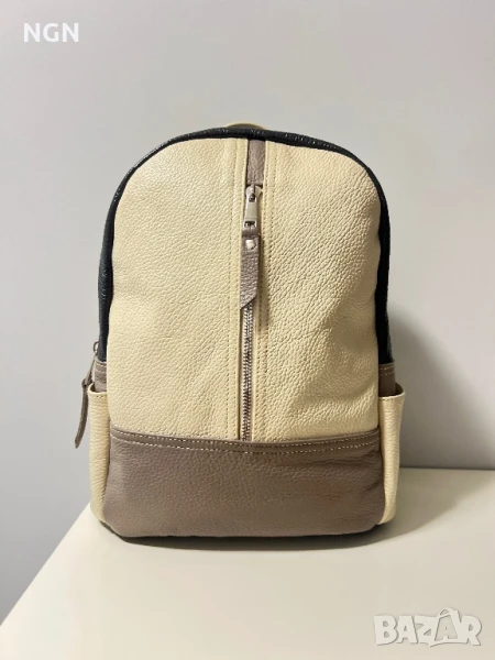 Уникална дамска раница от висококачествена естествена кожа., снимка 1