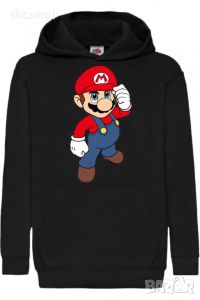 Детски Суитчър/Суитшърт Super Mario 12,Super Mario,Игра,Подарък,Изненада,Забавление,Рожден Ден, снимка 1