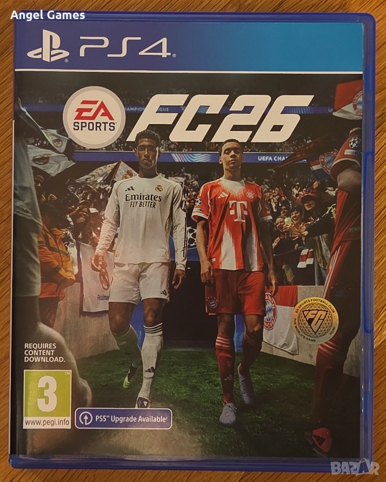 FC26 PS4 Playstation 4 FIFA 2026 FC 26 Плейстейшън игра футбол 5 PS5, снимка 1