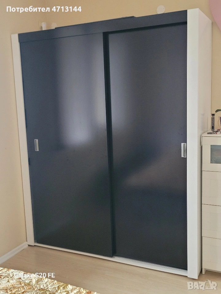 двукрилен гардероб, снимка 1