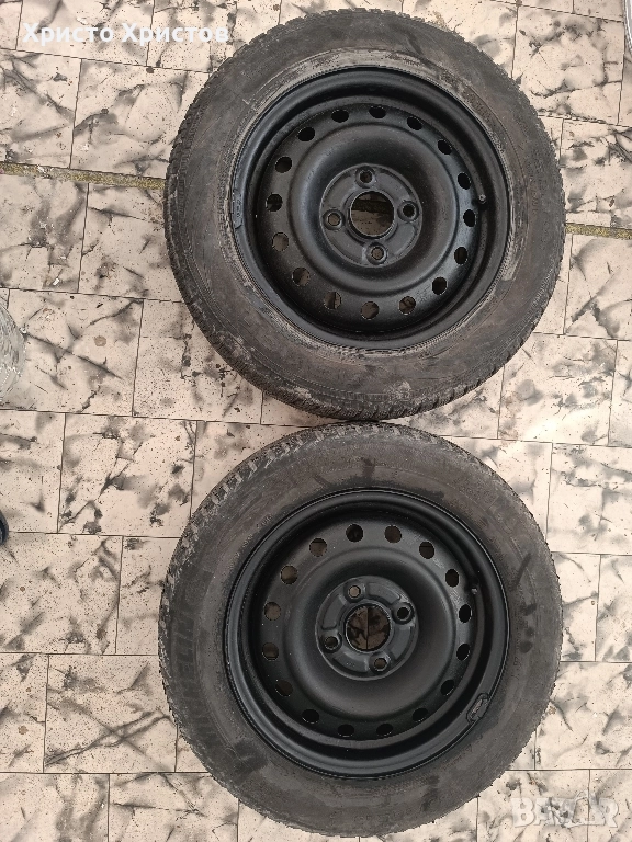 Два броя стоманени джанти 4х114,3 15 цола, снимка 1