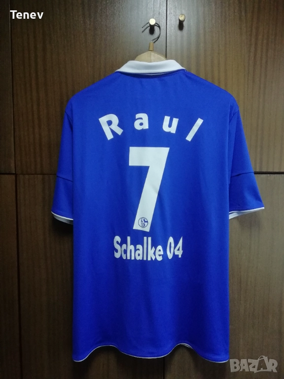 Schalke 04 Raul Adidas оригинална тениска фланелка Раул Шалке екип, снимка 1